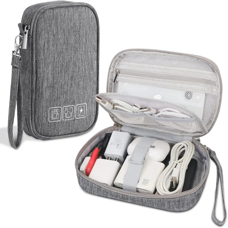 Tech Accessories Case - Multi-purpose Cable Storage Bag Electronic Organizer
