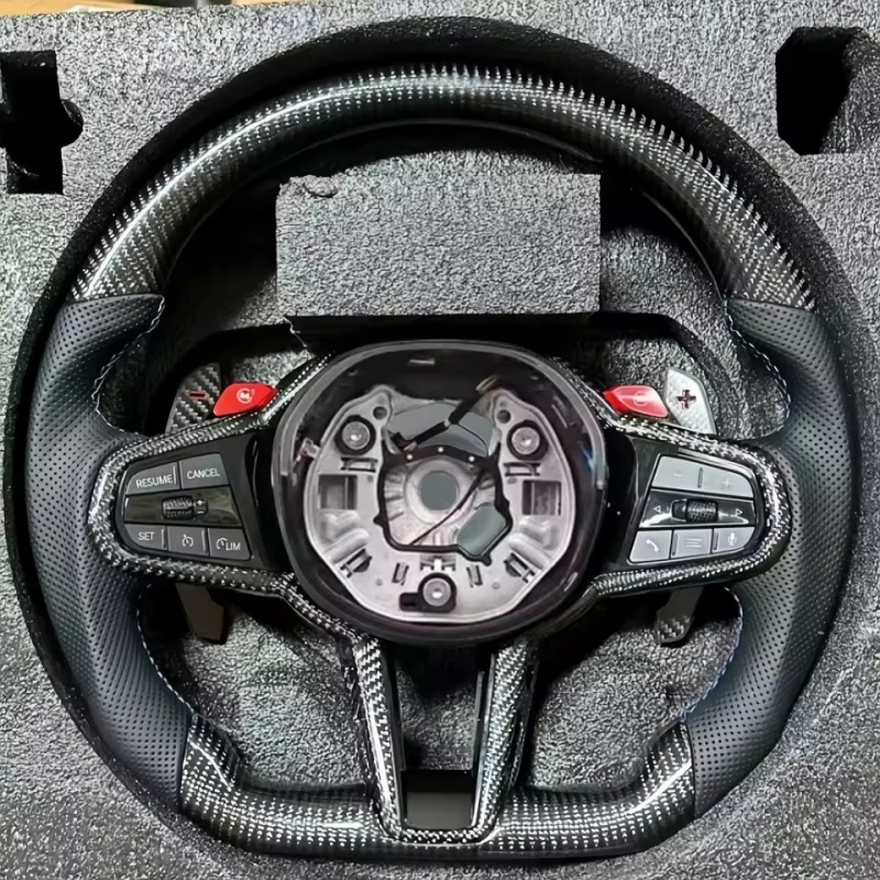 Car Steering Wheel Carbon Fibe - Tech Car Accessories 评论和价格