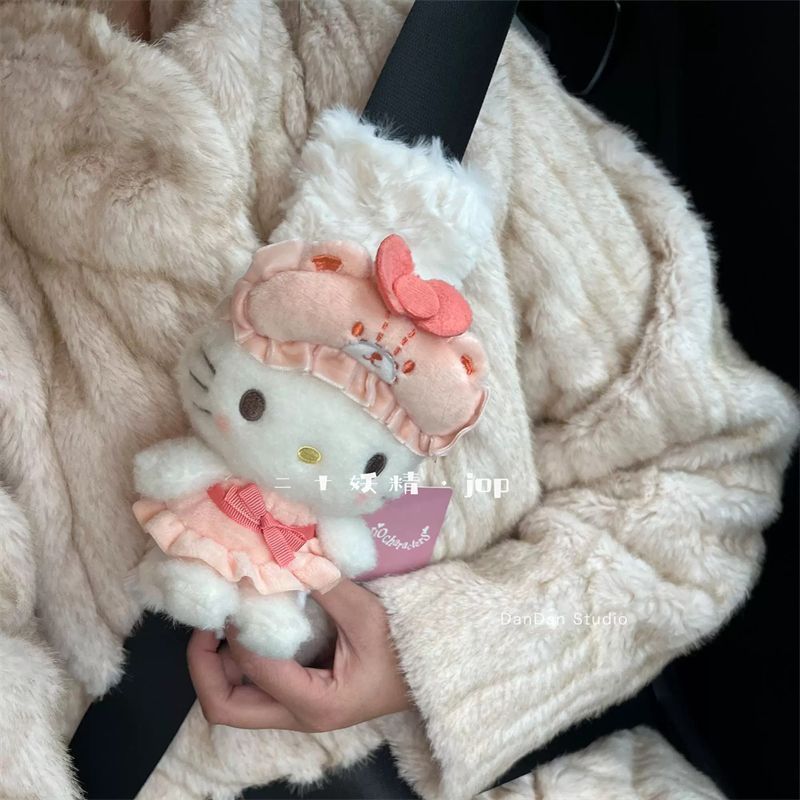 Cartoon Cat Car Seat Belt Shou - Kawaii Tech Accessories 评论和价格