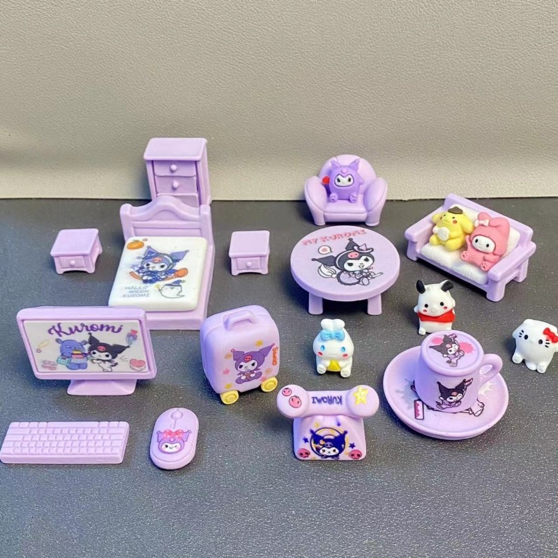 Cute Cartoon Miniature Dollhou - Kawaii Tech Accessories 评论和价格