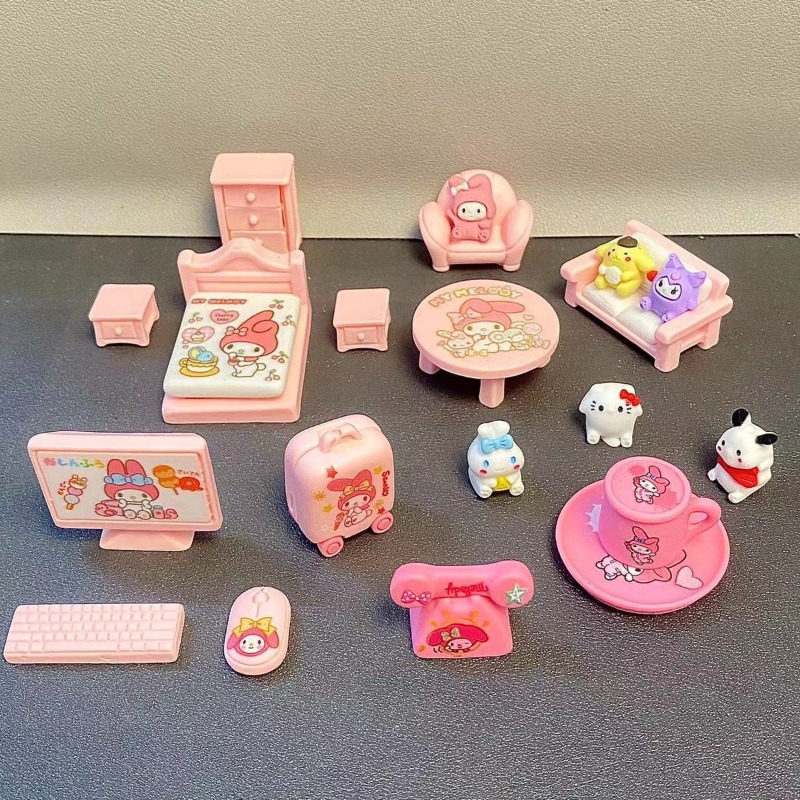 Cute Cartoon Miniature Dollhou - Kawaii Tech Accessories 评论和价格