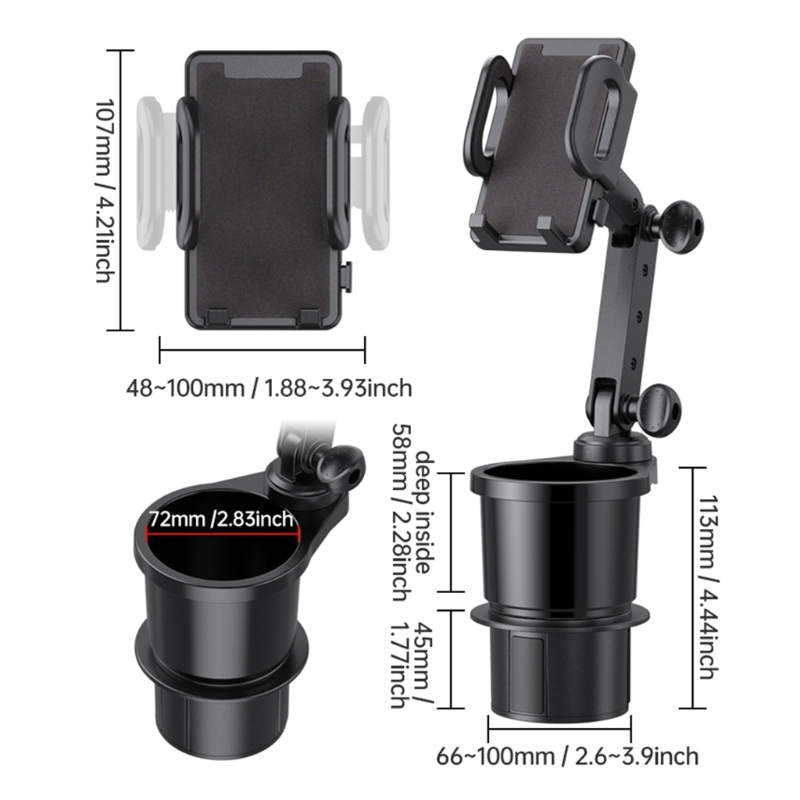 Car Cup Holder Expander Cell P - Mobile Tech Accessories 评论和价格