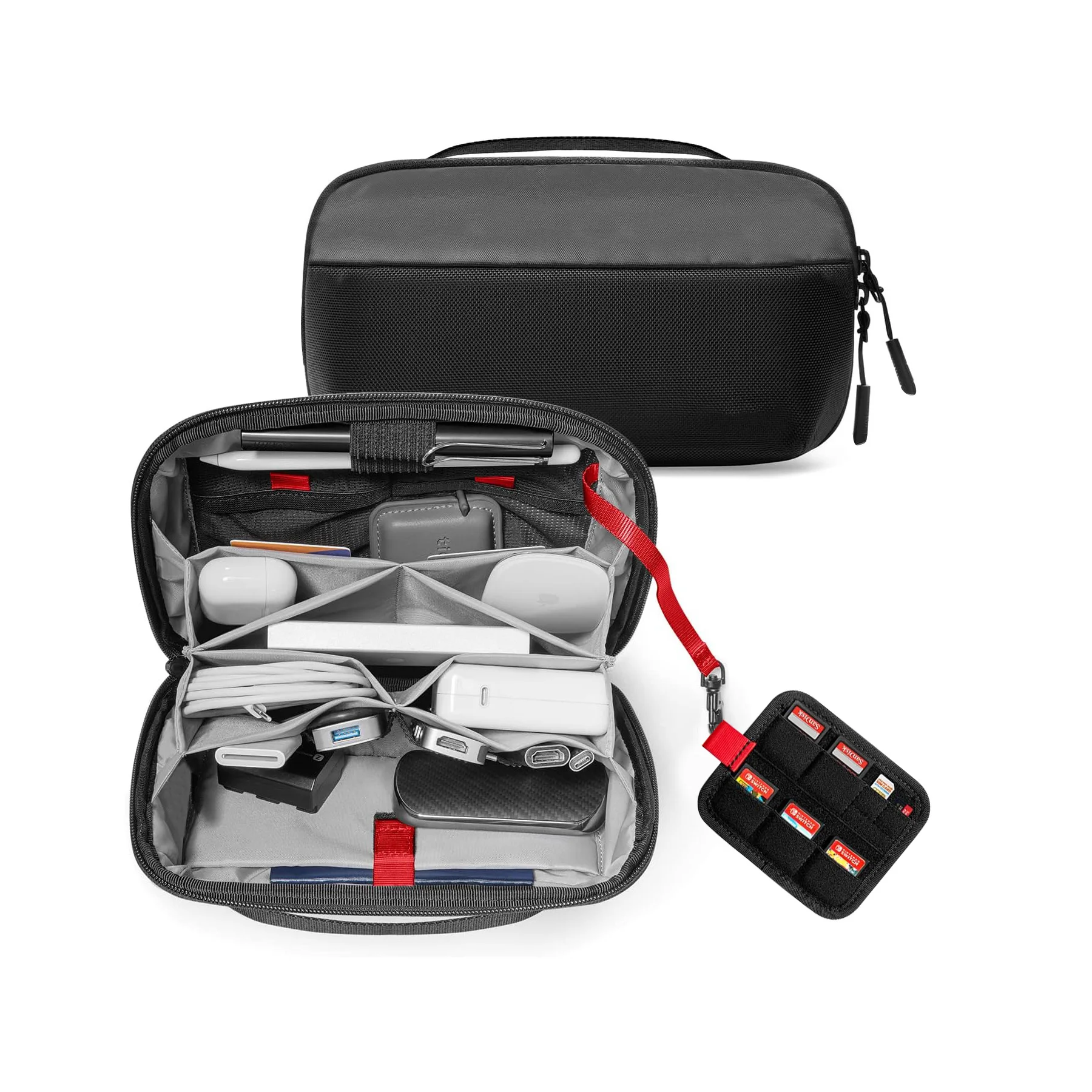 Travel Tech Organizer Pouch, W - Tech Accessories Case 评论和价格