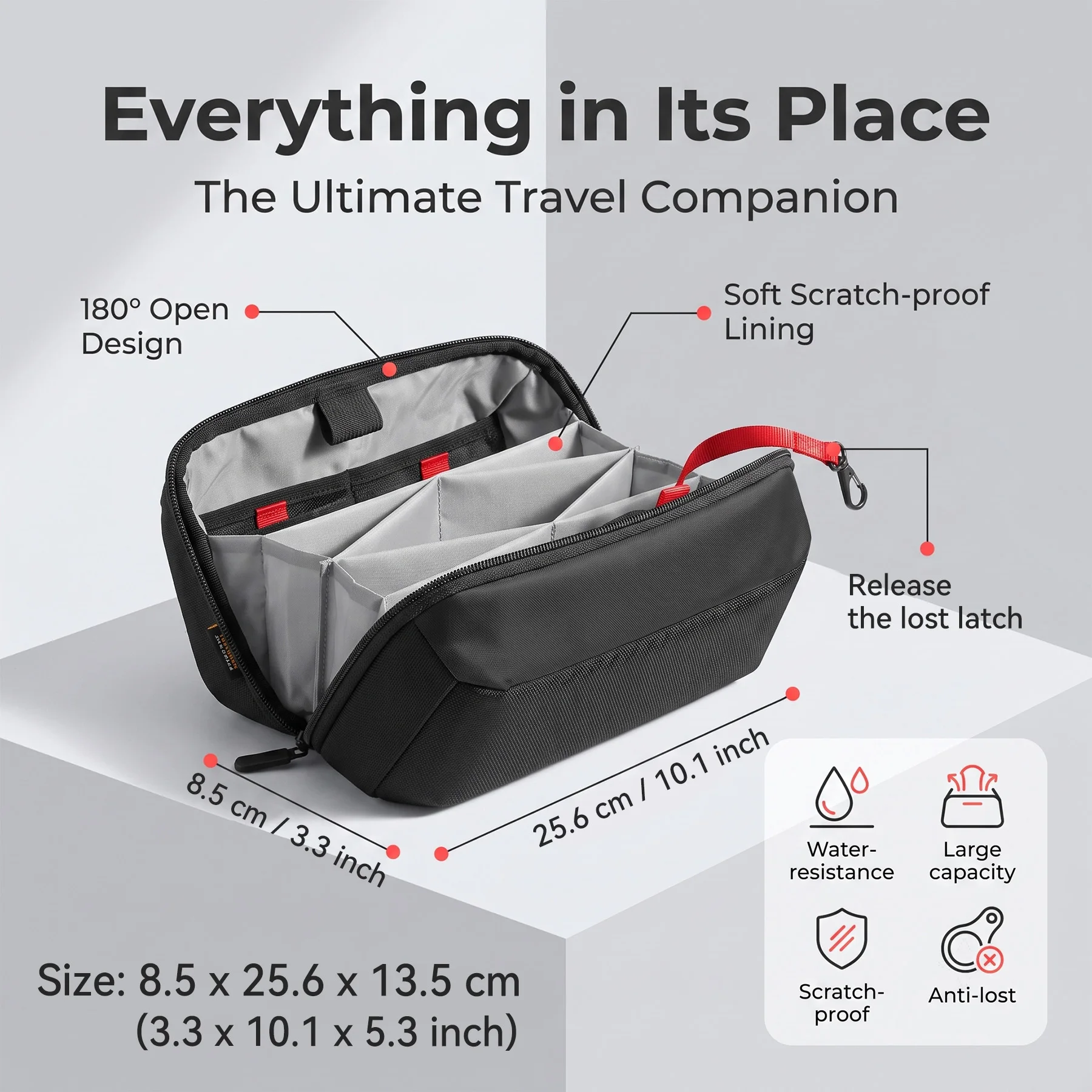 Travel Tech Organizer Pouch, W - Tech Accessories Case 评论和价格