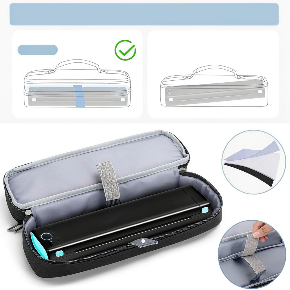 Compact Portable Printer Stora - Tech Accessories Storage 评论和价格