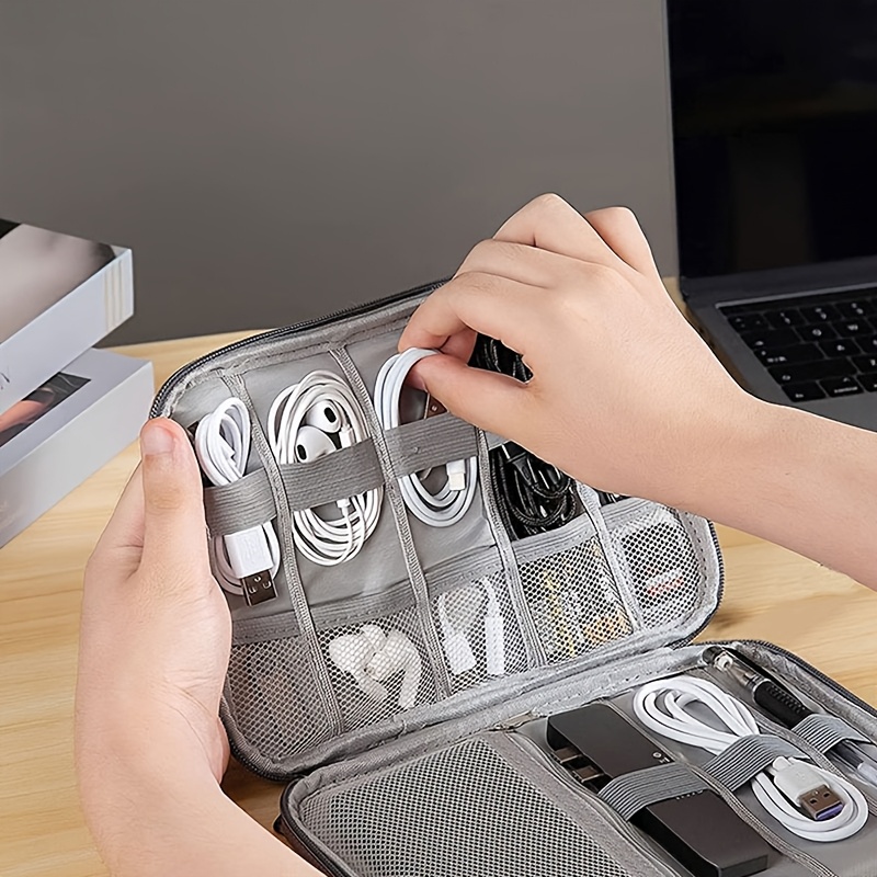 1PC Travel Cable Organizer Cas - Tech Accessories Travel Organizer Pouch 评论和价格
