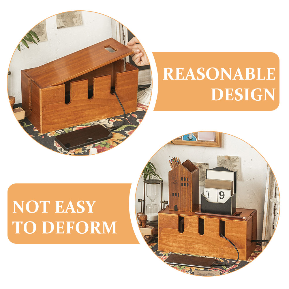 Desk Cable Organizers Box Cabl - Tech Accessories Storage 评论和价格